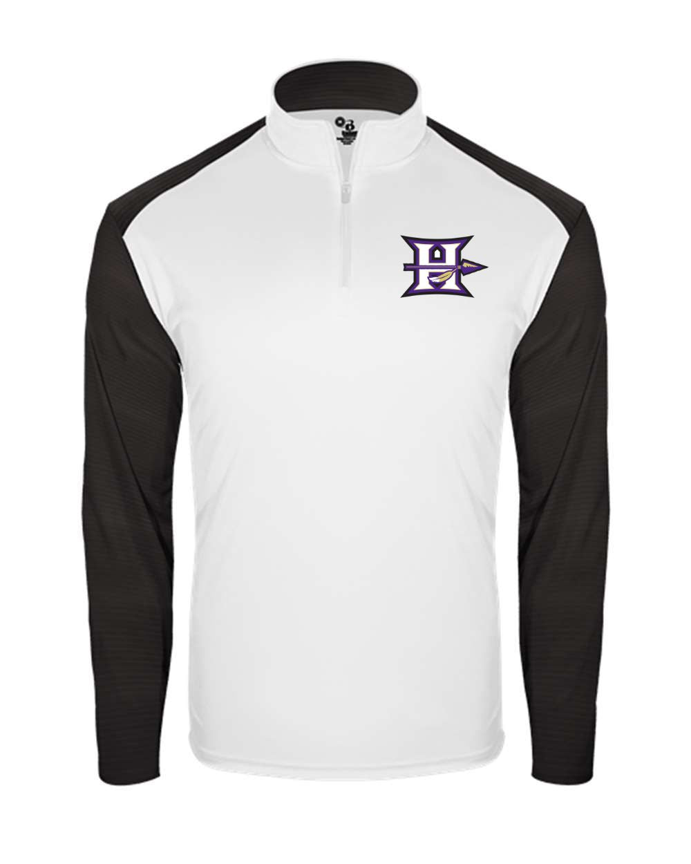 Hallsville Indian Basketball Youth Breakout Quarter-Zip Pullover - 2231