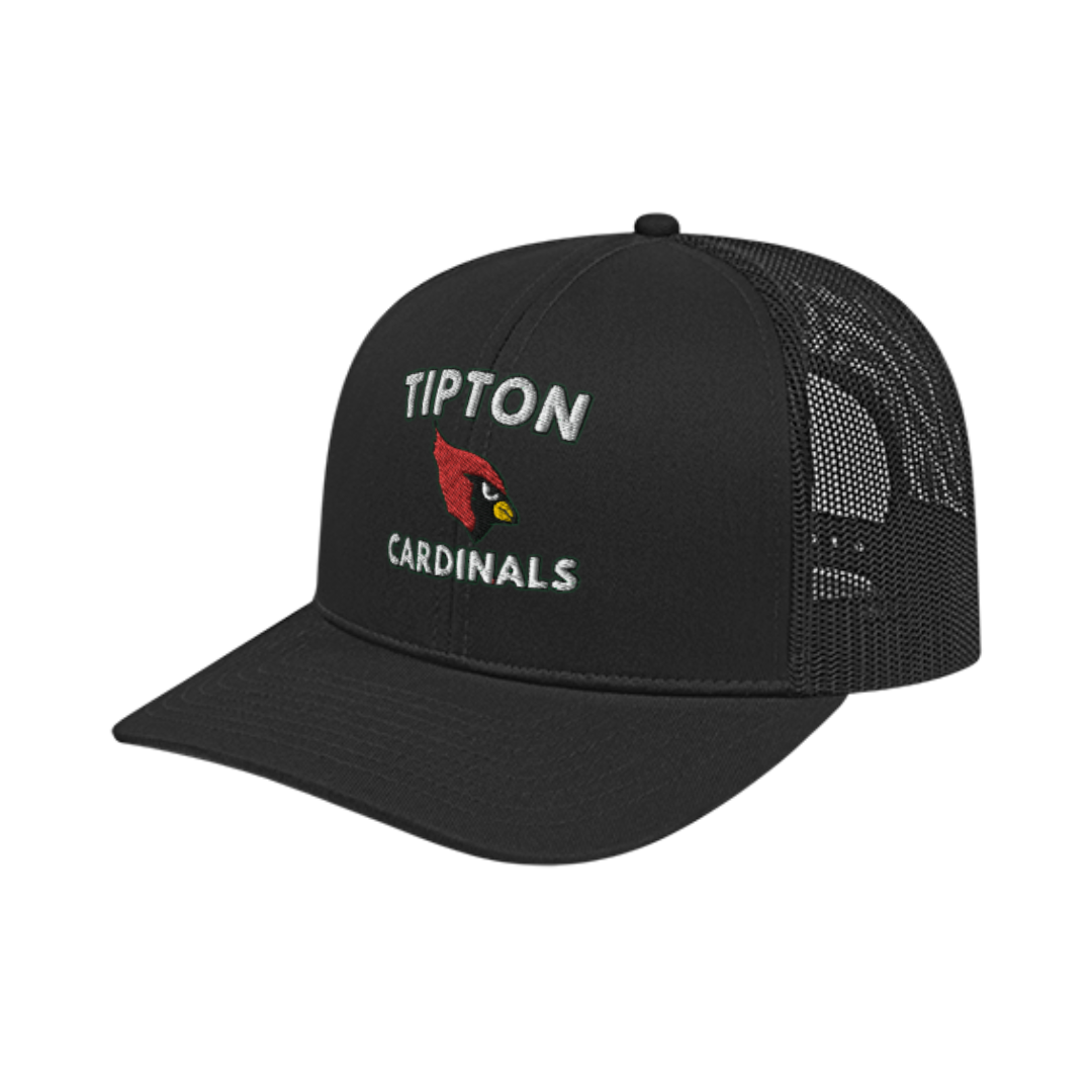 Tipton Middle School Basketball Adjustable Trucker Mesh Back Cap - 3038
