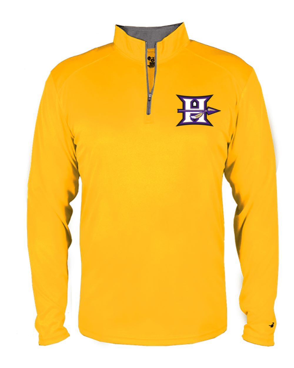 Hallsville Indian Basketball Badger B Core Quarter Zip Pullover - 4102