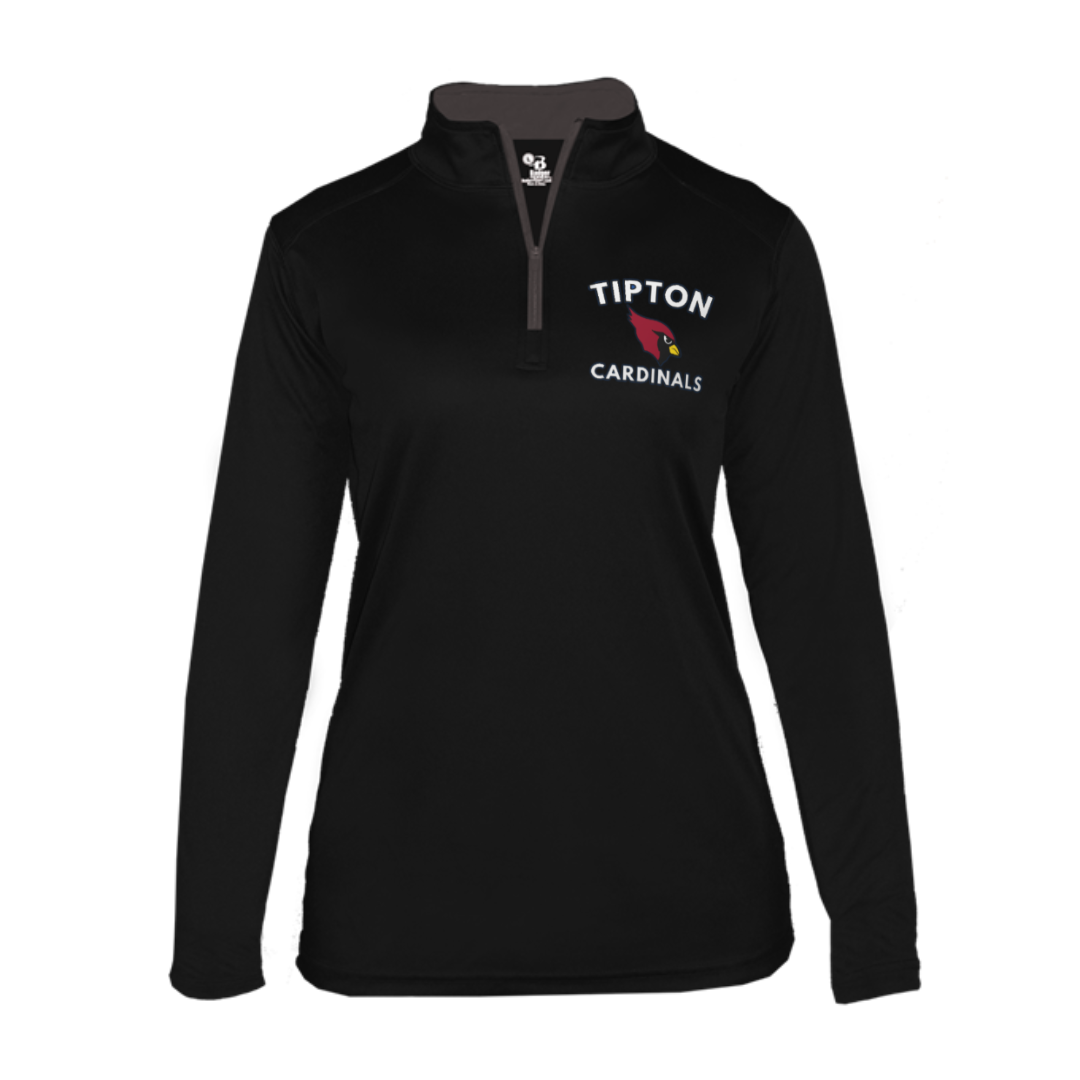 Tipton Middle School Basketball Women's Badger B-Core 1/4 Zip - 410300