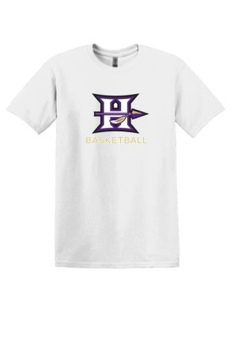 Hallsville Indian Basketball Gildan Softstyle T-Shirt - 64000