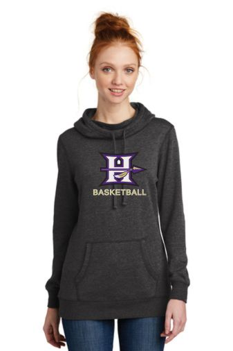 Hallsville Indian Basketball District Women’s Lightweight Fleece Hoodie - DM493