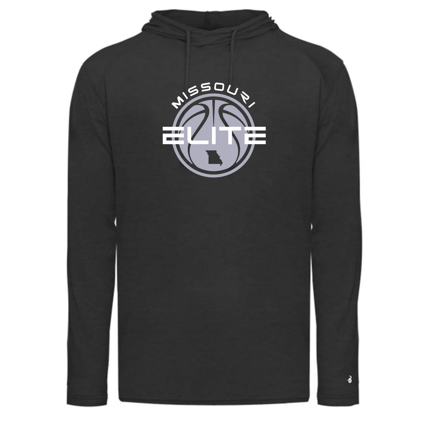 Missouri Elite Adult Tri-Blend Hooded Long Sleeve T-Shirt - 4905