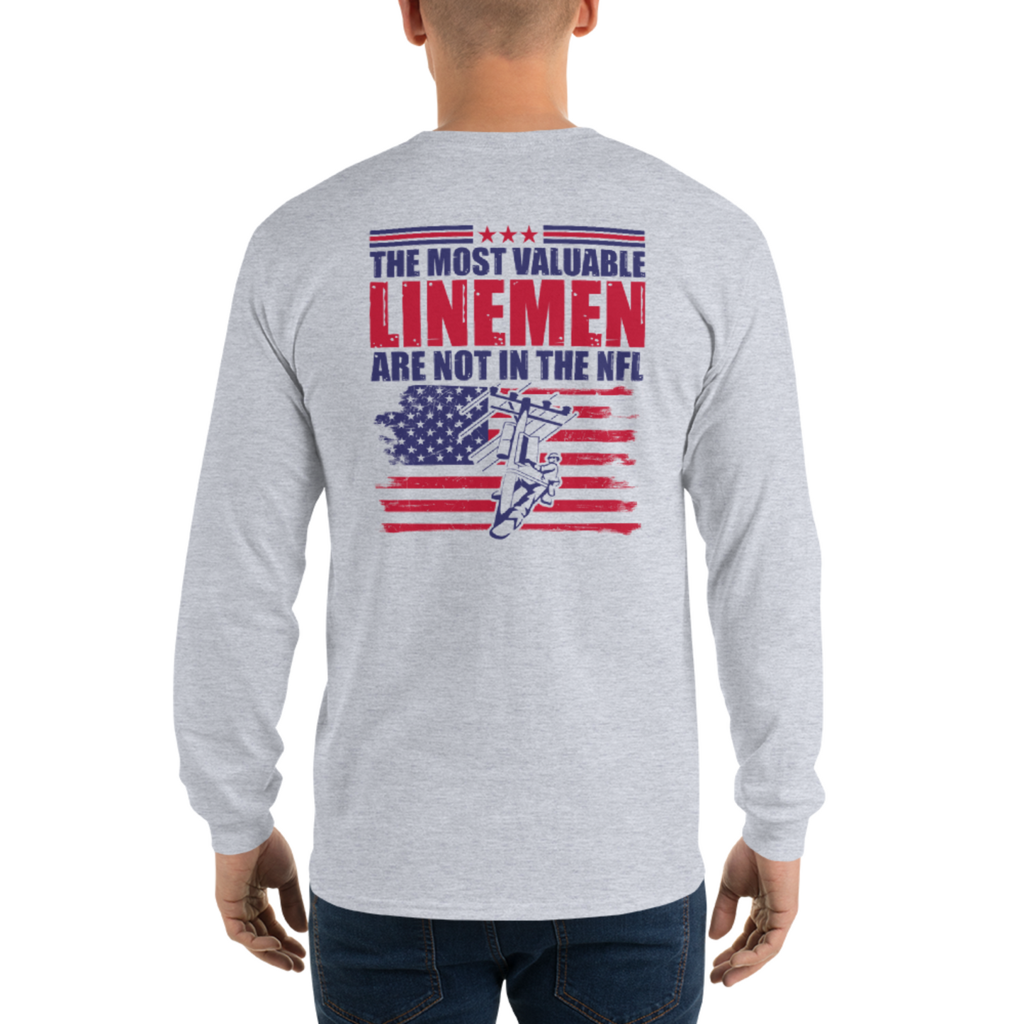 Redd's BBQ Most Valuable Lineman Long Sleeve T-Shirt
