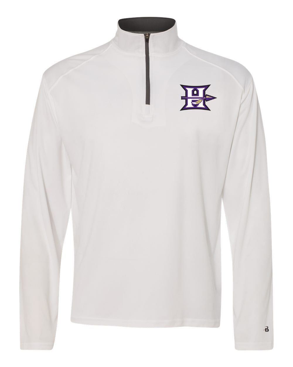 Hallsville Indian Basketball Badger B Core Quarter Zip Pullover - 4102