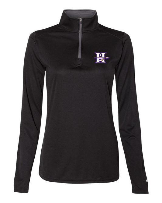 Hallsville Indian Basketball Badger Women’s B Core Quarter Zip Pullover - 4103