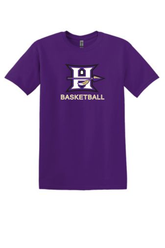 Hallsville Indian Basketball Gildan Softstyle T-Shirt - 64000