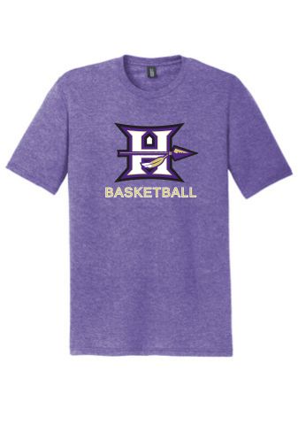 Hallsville Indian Basketball District ® Perfect Tri ® Tee - Dm130