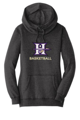 Hallsville Indian Basketball District Women’s Lightweight Fleece Hoodie - DM493