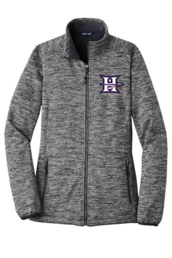 Hallsville Indian Basketball Sport Tek Ladies Posi Charge Electric Heather Soft Shell Jacket - LST30