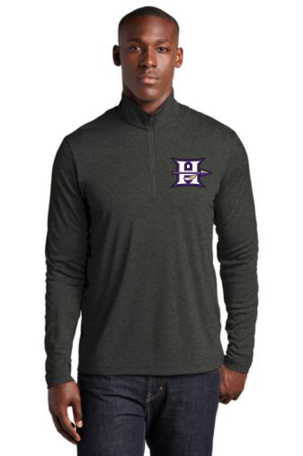 Hallsville Indian Basketball Sport Tek Endeavor 1/2 Zip Pullover - ST469