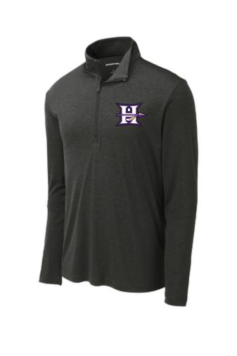 Hallsville Indian Basketball Sport Tek Endeavor 1/2 Zip Pullover - ST469